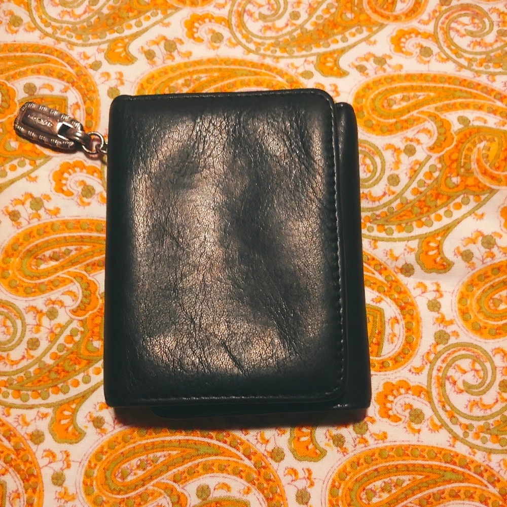 Fossil Black Leather Wallet